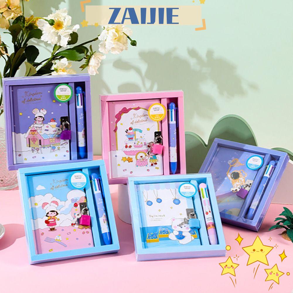 Sổ Tay 24 Agenda Zaijie Có Khóa Mật Khẩu Tiện Dụng
