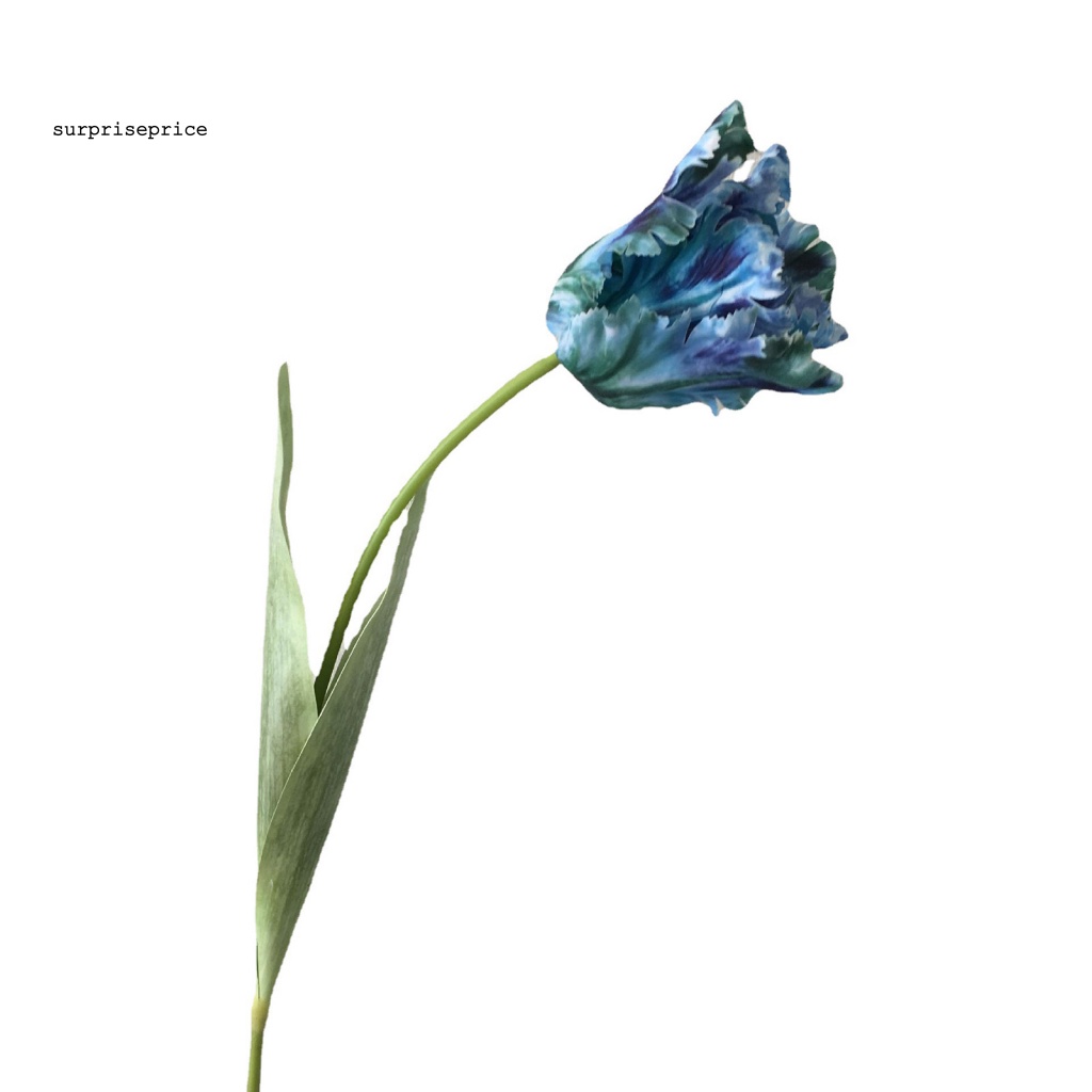 1 Bó Hoa Tulip Nhân Tạo 3D Bằng Lụa Thân Thiện Với Môi Trường Trang Trí Tiệc Cưới