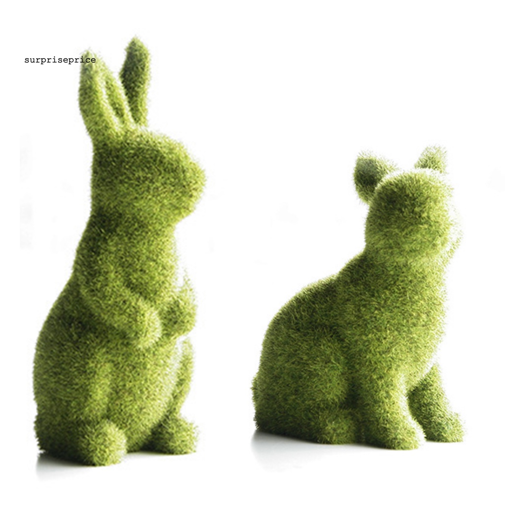 Mô Hình Thỏ Phục Sinh Bằng Nhựa Resin Dễ Thương Dùng Trang Trí