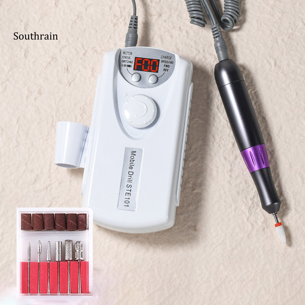 Máy Đánh Bóng Móng Tay Bằng Điện ABS Có Thể Sạc Lại Tiện Dụng