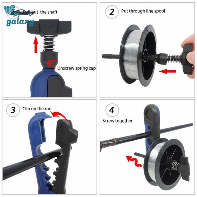 Galaxy Dụng Cụ Quấn Dây Câu Cá Đa Năng Tháo Rời Được