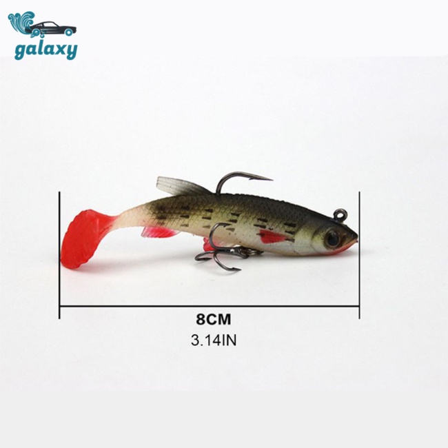 Galaxy Bộ 5 Mồi Câu Cá Mềm 9.3g / 14g Chất Lượng Cao