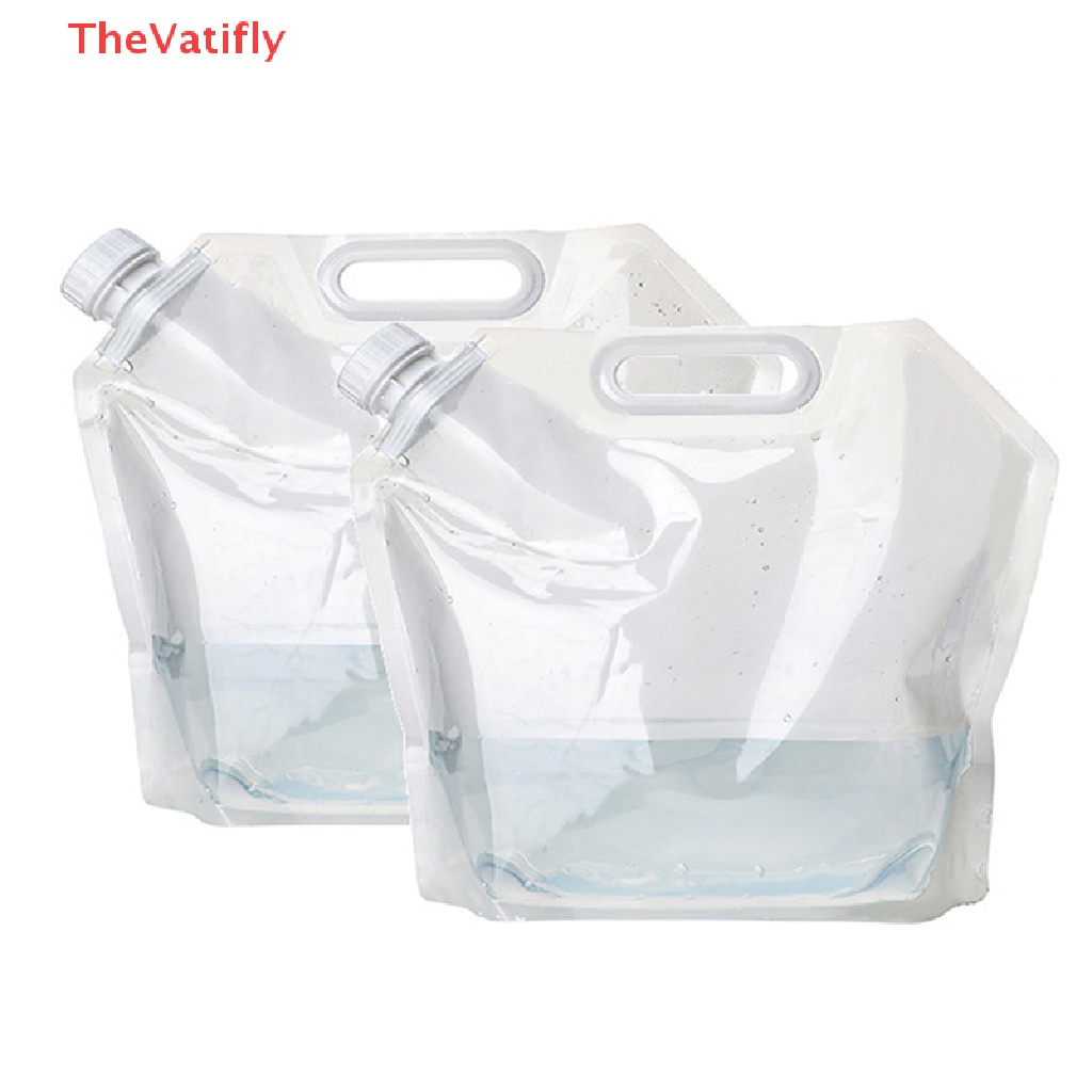[Thevalifly] Túi Đựng Nước Mềm 10L Gấp Lại Được Dùng Khi Đi Cắm Trại