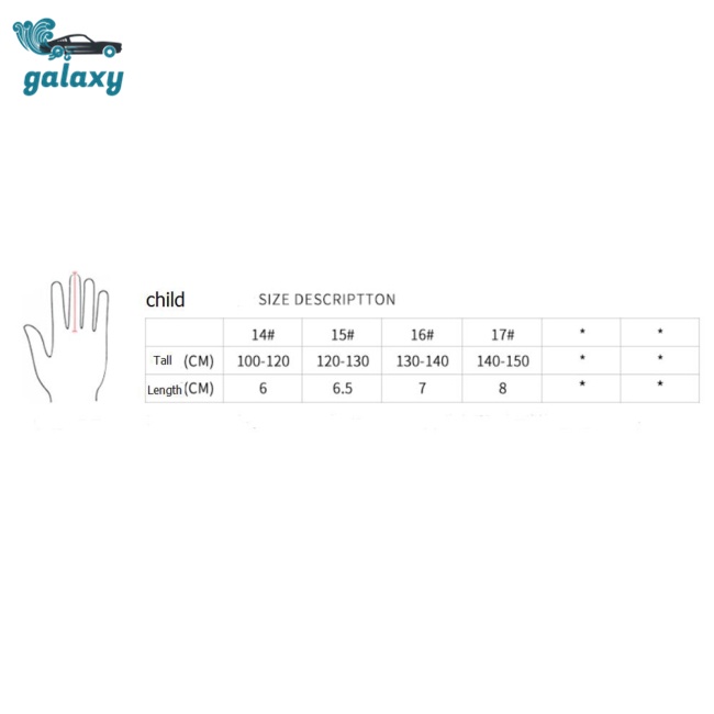 Galaxy 1 Đôi Găng Tay Đánh Golf Trái / Phải Chống Trượt Cho Bé