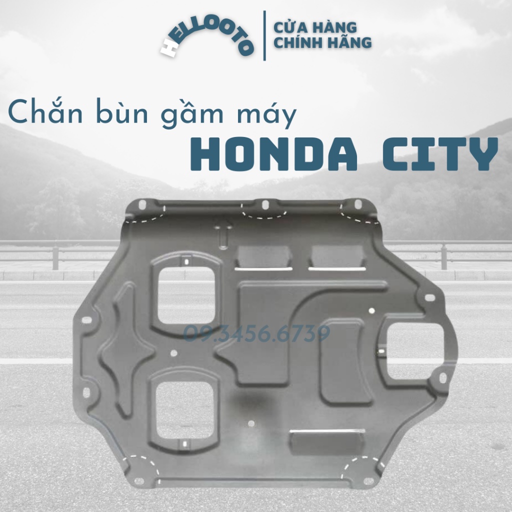 Chắn bùn gầm máy, chắn gầm động cơ Honda CITY 2021 2022 2023 cao cấp + kèm ốc bắt