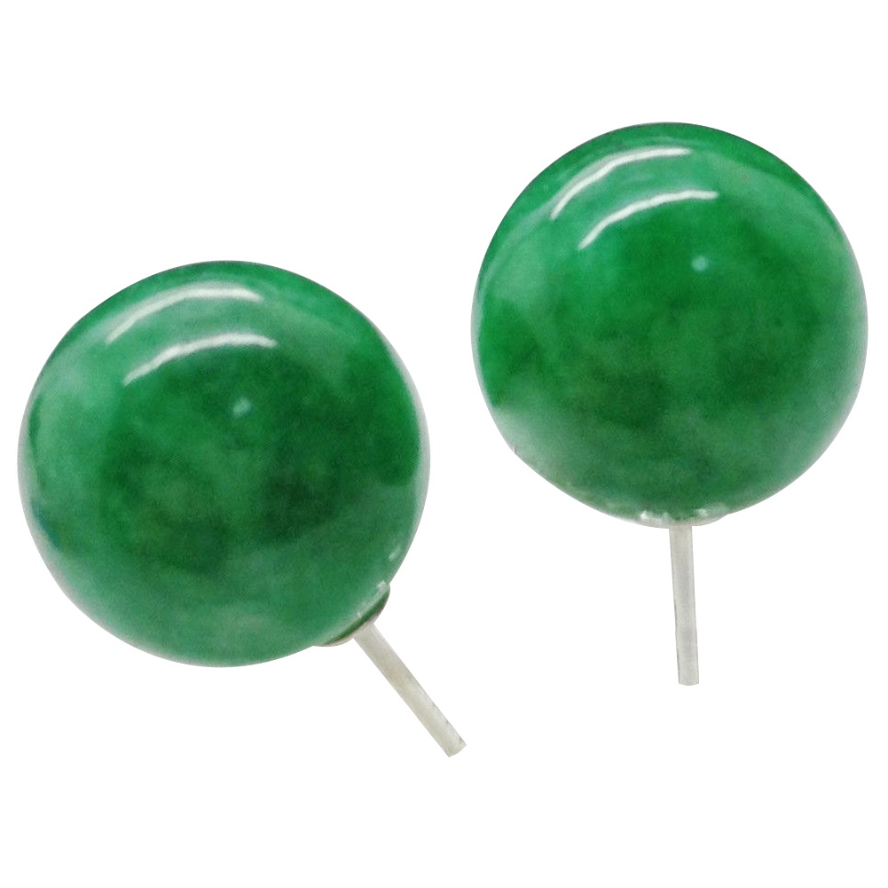 Đôi Khuyên Tai Mạ BạC PhốI HạT 10mm ThờI Trang Cho Nữ