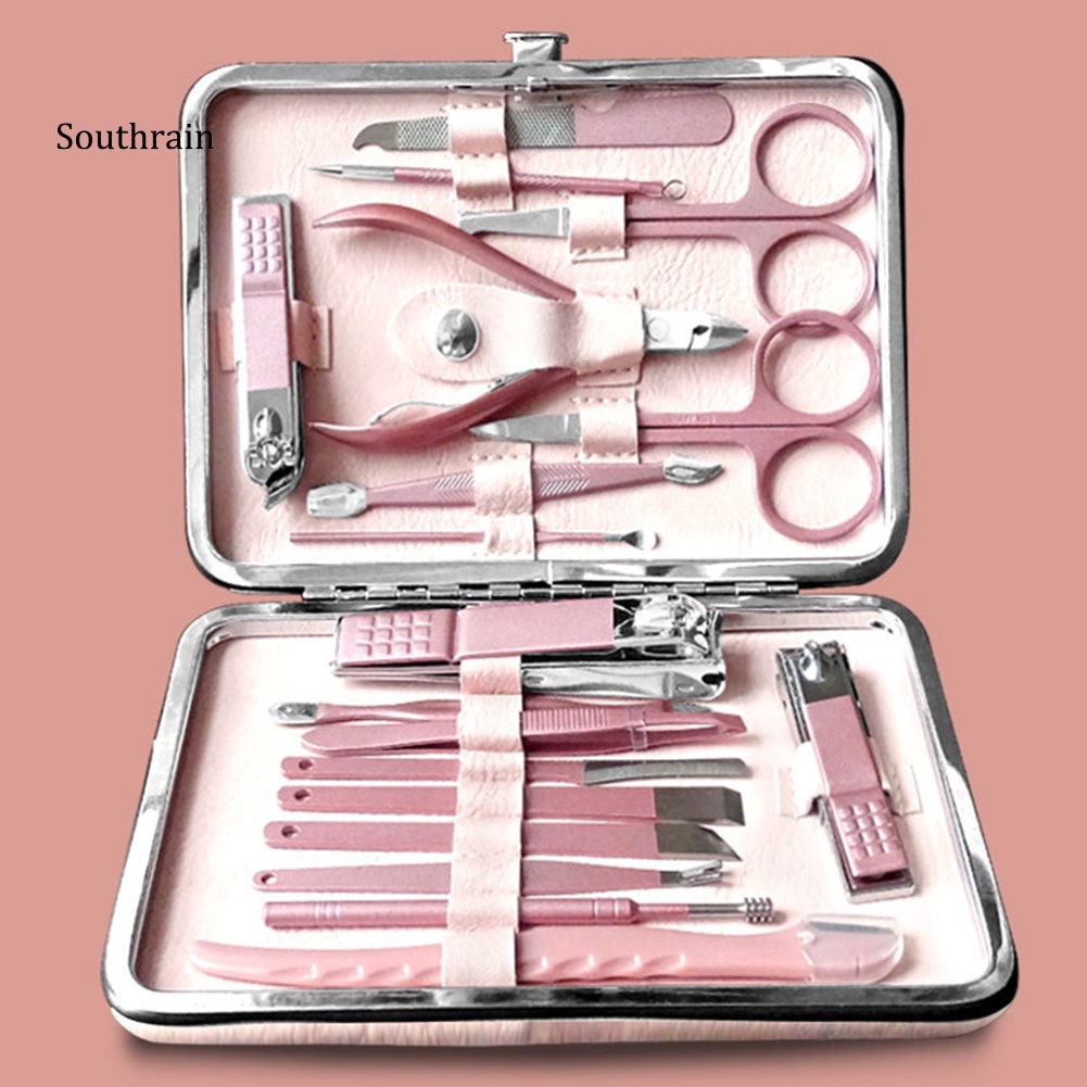 Bộ 18 / 15 / 13 / 10 Dụng Cụ Làm Móng Bằng Thép