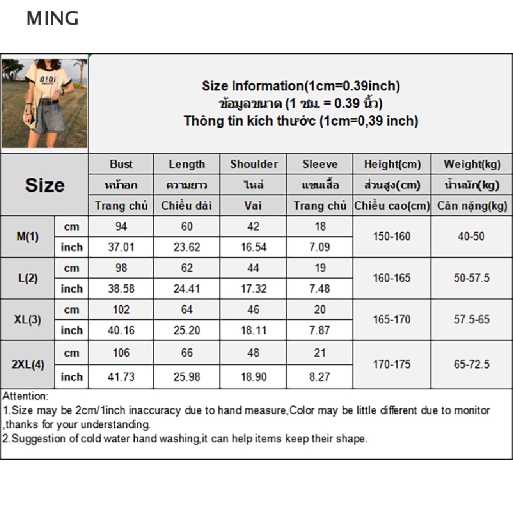 Áo Thun Nữ Ngắn Tay Cổ Tròn Màu Sắc Tương Phản Thời Trang