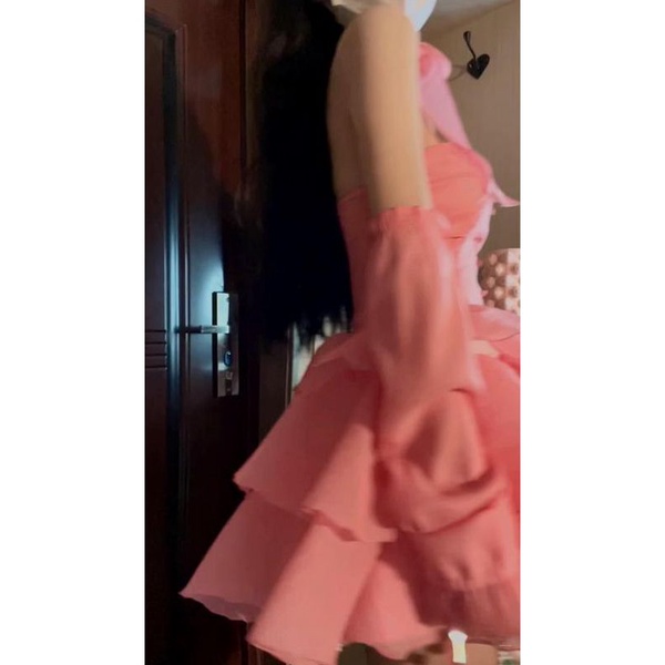 Set Đầm Tầng Hai Mảnh Thiết Kế Gợi Cảm Phong Cách Pháp Mới Cho Nữ