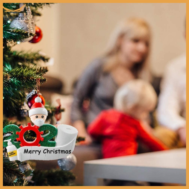 Bảng Tên Kèm Mặt Nạ Trang Trí Giáng Sinh Cho Gia Đình