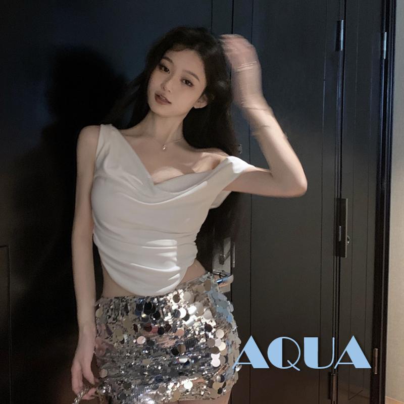 Áo Croptop Trễ Vai Màu Trơn Dáng Ôm Thời Trang Mùa Hè Dành Cho Nữ