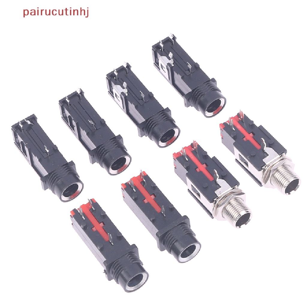 Set 2 Cặp Jack Cắm Âm Thanh 6.35mm 3Pin Chuyên Dụng Dành Cho Micro