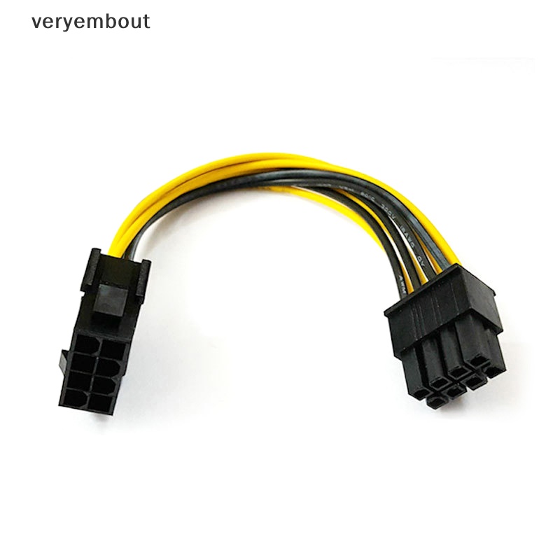 Dây Cáp Thẻ Đồ Họa Chuyển Đổi PCI-E CPU EPS 8 Pin Sang Dual 8P