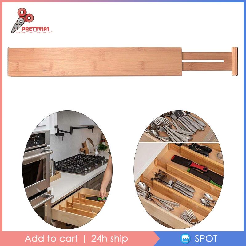 Thanh Chia Ngăn Tủ Bằng Tre 56cm 1 Cm Có Thể Điều Chỉnh