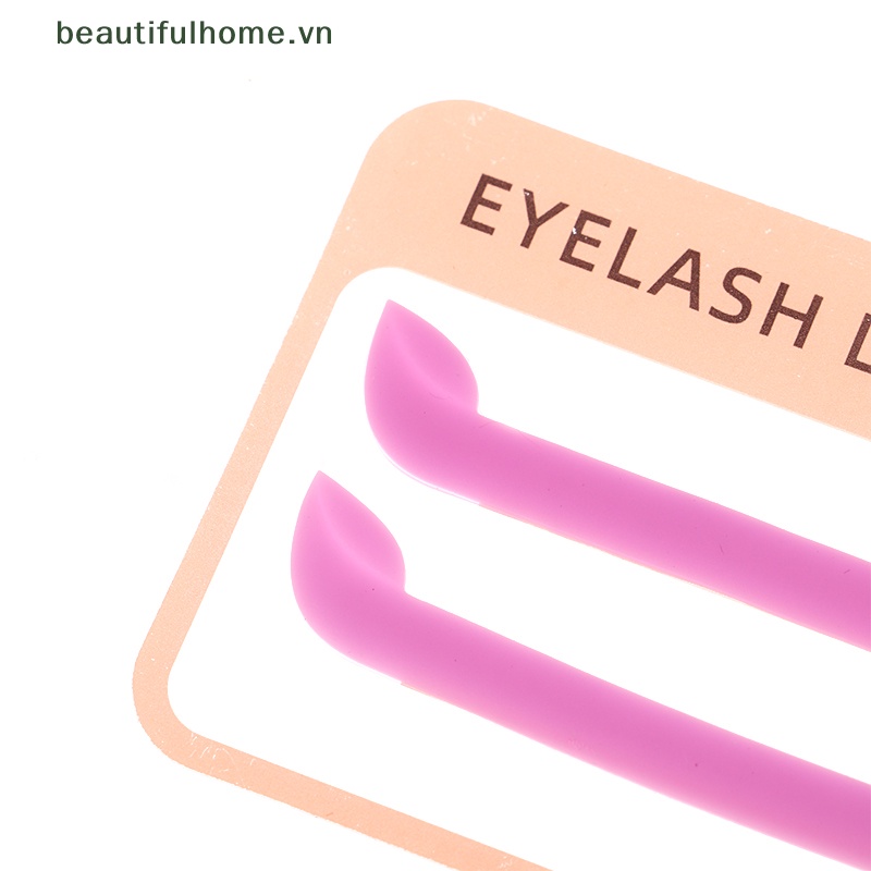 1 Cặp Đệm Silicone Nâng Lông Mi Tiện Dụng