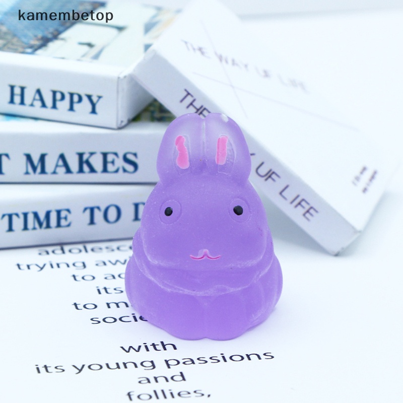 1 Thỏ Dạ Quang Dễ Thương Trang Trí Tiểu Cảnh