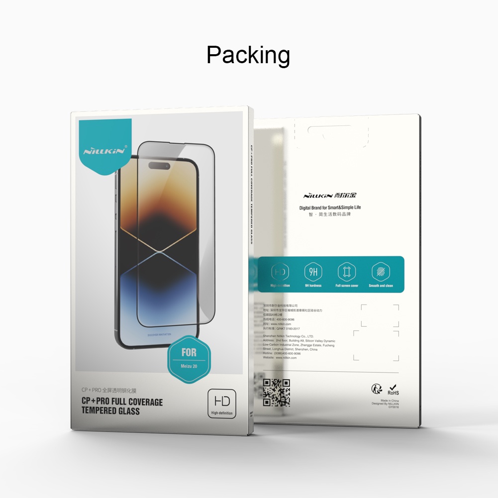 Kính Cường Lực Meizu 20 Nillkin CP+Pro bảo vệ toàn màn hình cho Meizu 20 Pro