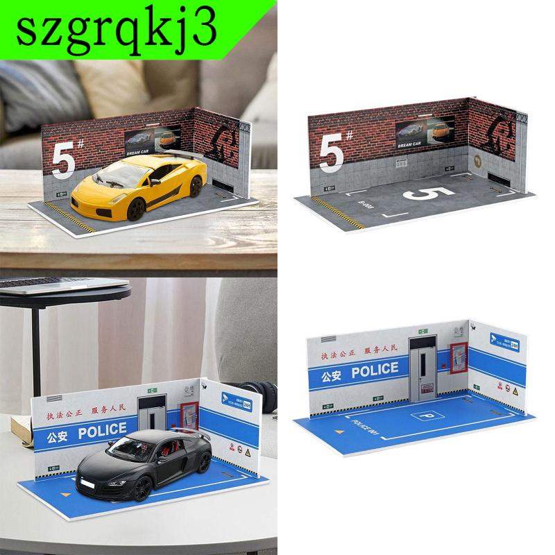 Mô Hình Đồ Chơi Xe Hơi Garage Diorama Tỷ Lệ 1 / 24 szgrqkj3