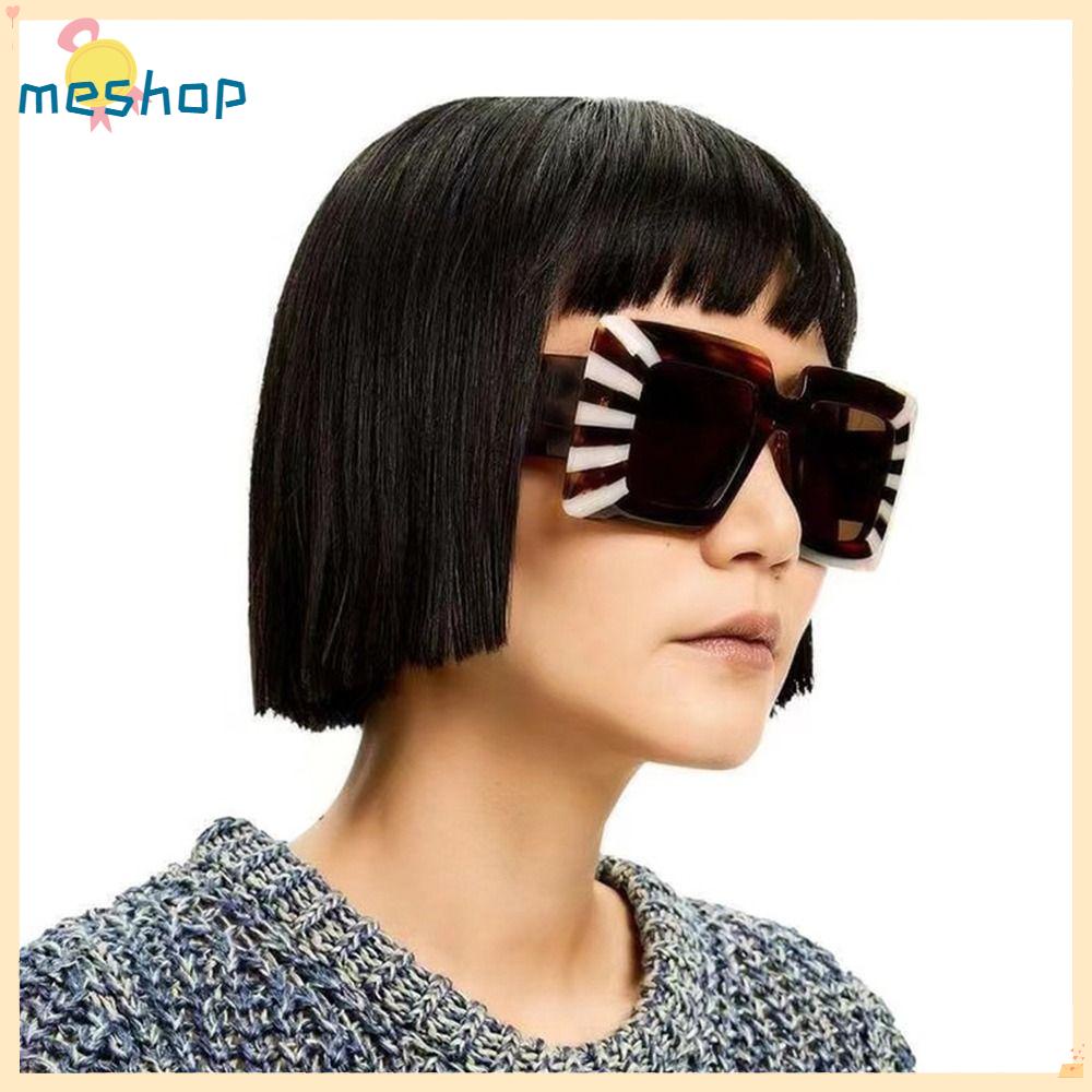 Kính Mát Gọng Vuông Họa Tiết Ngựa Vằn Thời Trang Unisex