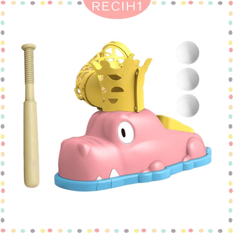 [Recih] Đồ Chơi Máy Ném Bóng Chày Tập Thể Dục Ngoài Trời Cho Trẻ Em