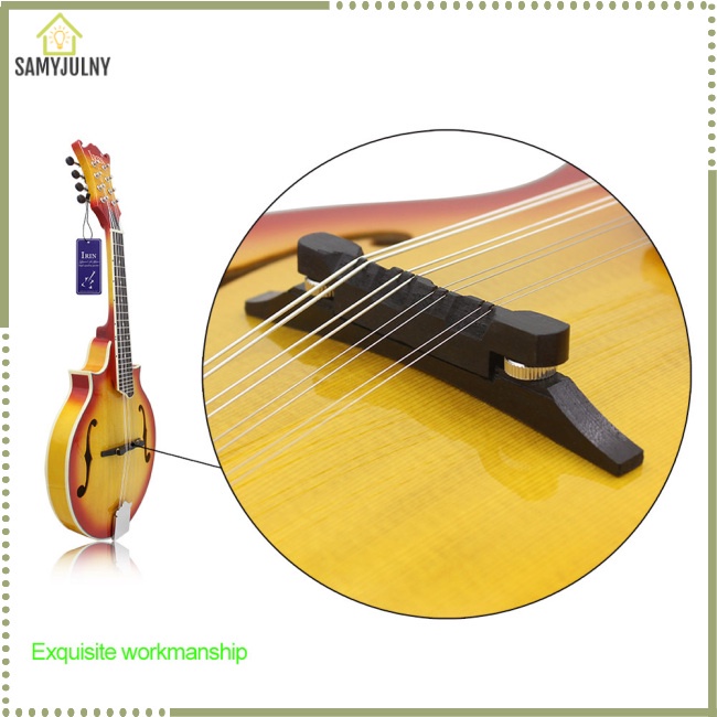 Cầu Đàn Mandolin Bằng Gỗ Hồng Sắc Nhẹ Thông Dụng Có Thể Điều Chỉnh