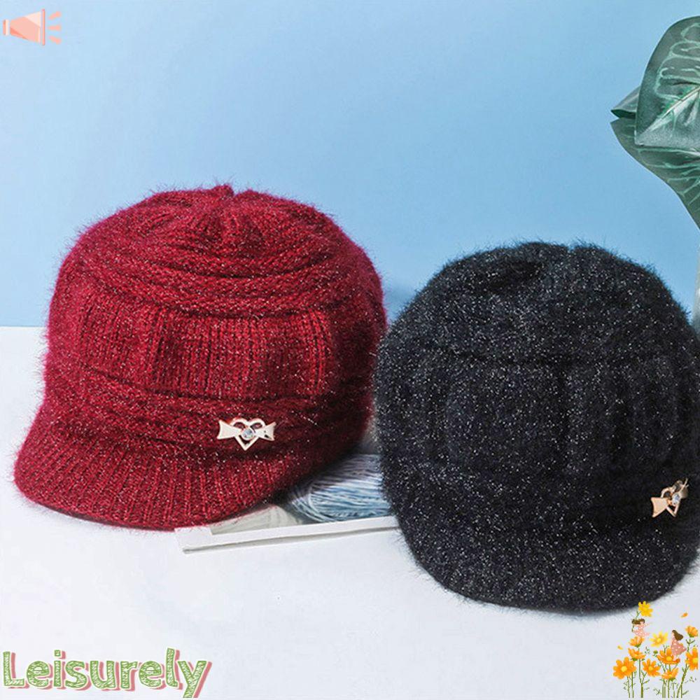 Mũ Beanie Dệt Kim Màu Trơn Dễ Thương Chất Lượng Cao Cho Nam Nữ