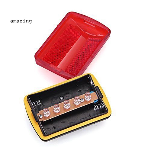 1 Đèn LED 5 Bóng 7 Chế Độ Sáng Dùng Cho Xe Đạp