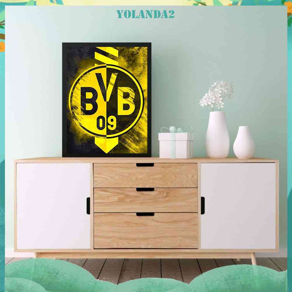 Bộ Tranh Đính Đá 5D Toàn Diện Họa Tiết Logo Độc Đáo DIY Dùng Trang Trí Nhà Cửa