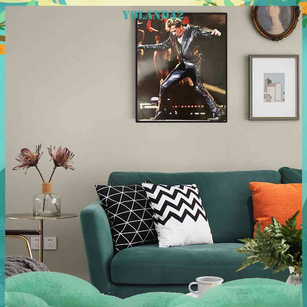 Tranh Đính Đá Kim Cương Toàn Bộ 5D DIY Hình Johnny Hallyday