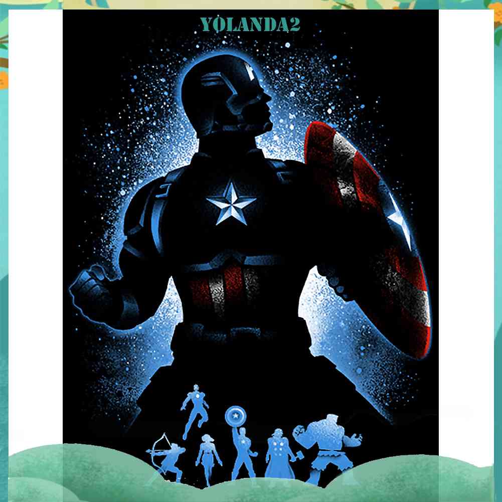 Tranh Đính Đá Kim Cương Toàn Diện Hình Bóng Tròn Kiểu Mỹ