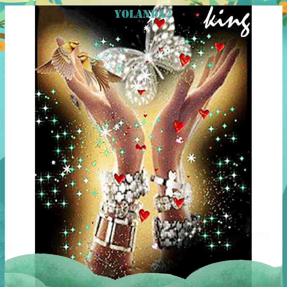 Tranh Đính Đá Kim Cương Toàn Bộ 5D DIY Hình Vẽ Tay