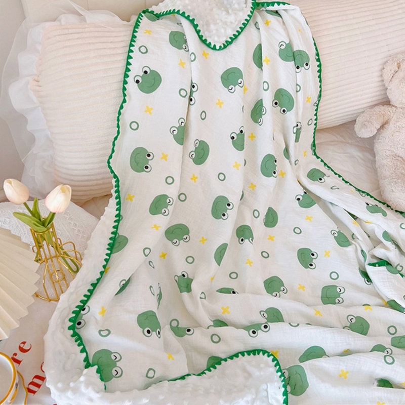 Chăn Quấn Em Bé Chất Liệu Cotton Muslin Mềm Mại Tiện Dụng