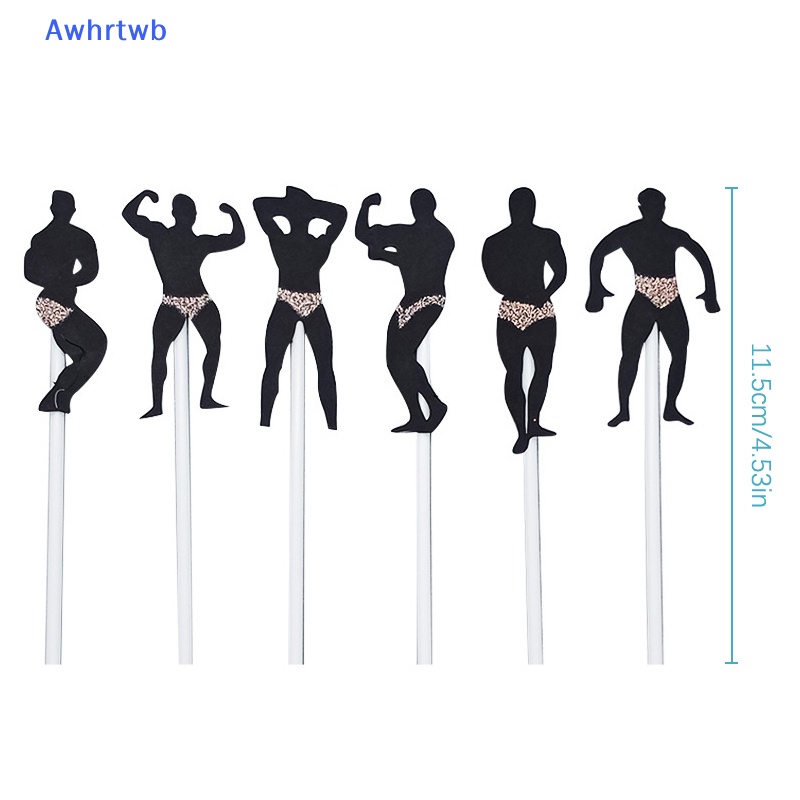 Set 6 Que Cắm Trang Trí Bánh Kem Xinh Xắn Mới