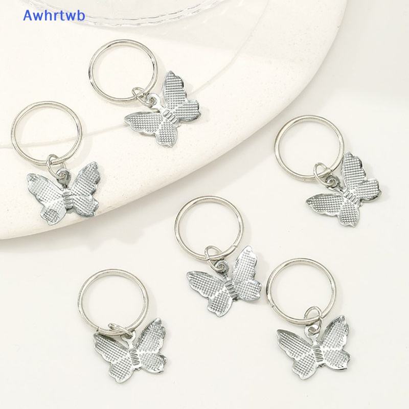 Set 6 Kẹp Tóc Kim Loại Hình Ngôi Sao / Bươm Bướm Thời Trang Cho Nữ Mới