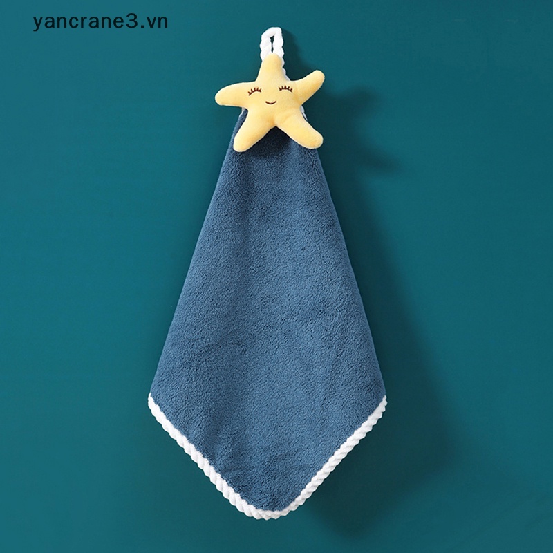 Khăn Lau Tay Vải Nhung San Hô Mềm Mại Thấm Hút Tốt 30 * 30cm {yancrane3.vn}