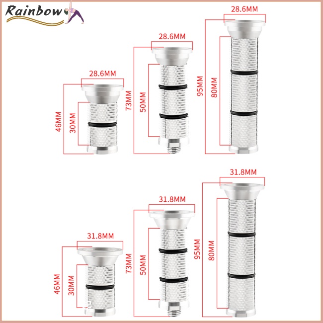 Bu Lông Nối Dài Phuộc Trước Bằng Hợp Kim Carbon 80mm / 50mm / 30mm Chuyên Dụng Cho Xe Đạp Leo Núi