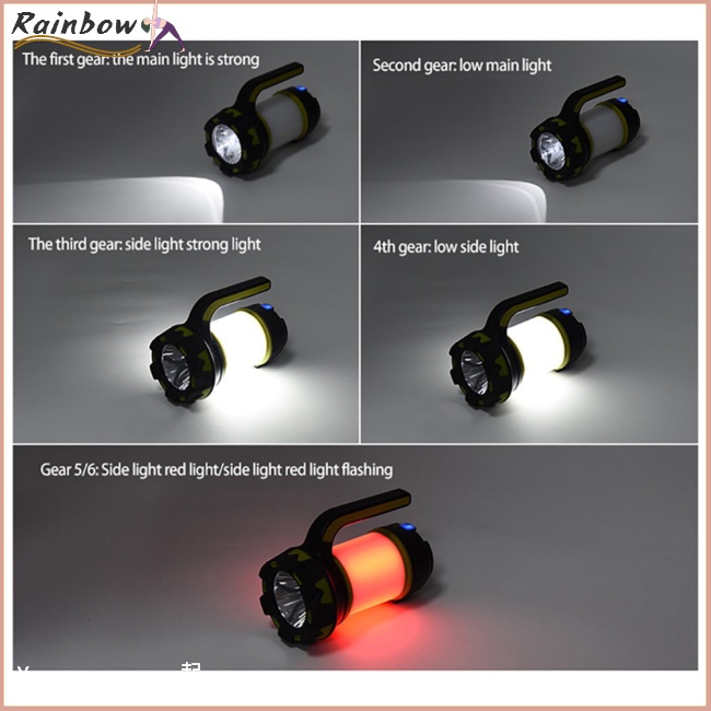 Đèn Led Cắm Trại Đa Năng Có Thể Sạc Lại Bằng Cổng Usb