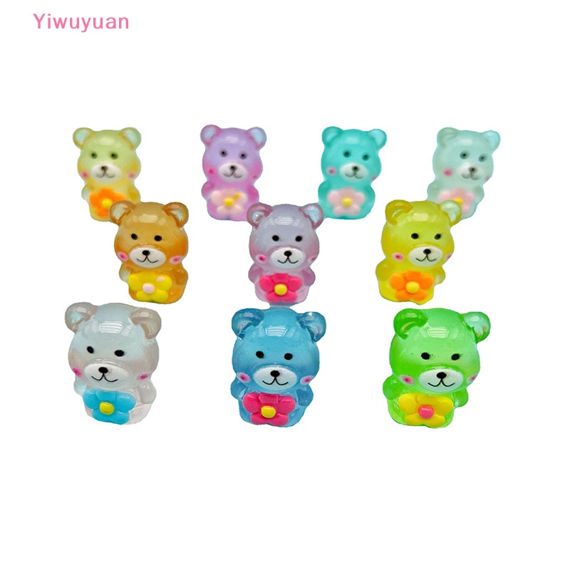 Bộ 2 Gấu Nhựa Phát Quang Trang Trí Mới