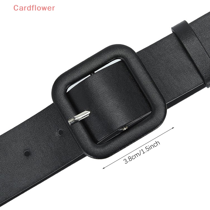 Thắt Lưng Da Bản Nhỏ Khóa Vuông Màu Kẹo Thời Trang Mới