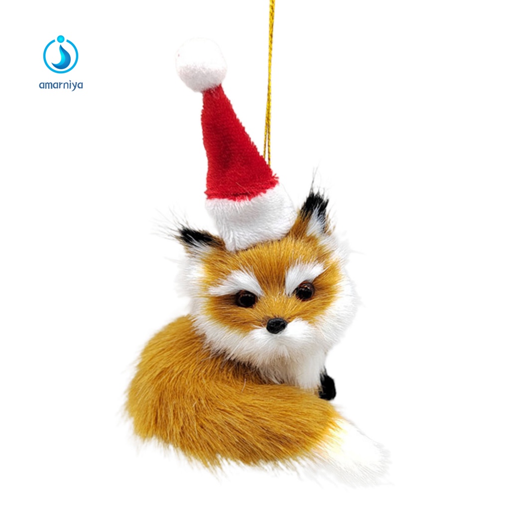 Đồ trang trí Cáo Giả Mini Dễ Thương Dùng Làm Quà Tặng