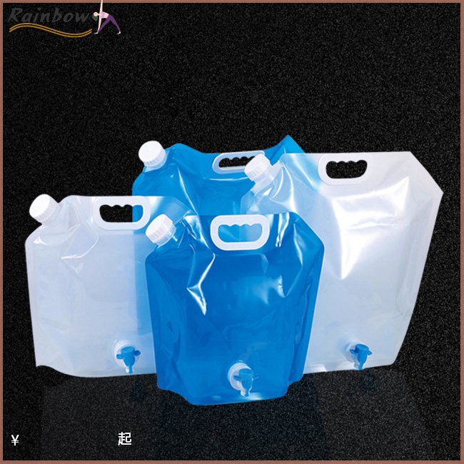 Túi Đựng Nước Dung Tích Lớn 5 / 10l Có Thể Gấp Gọn Tiện Dụng Mang Theo Du Lịch Cắm Trại