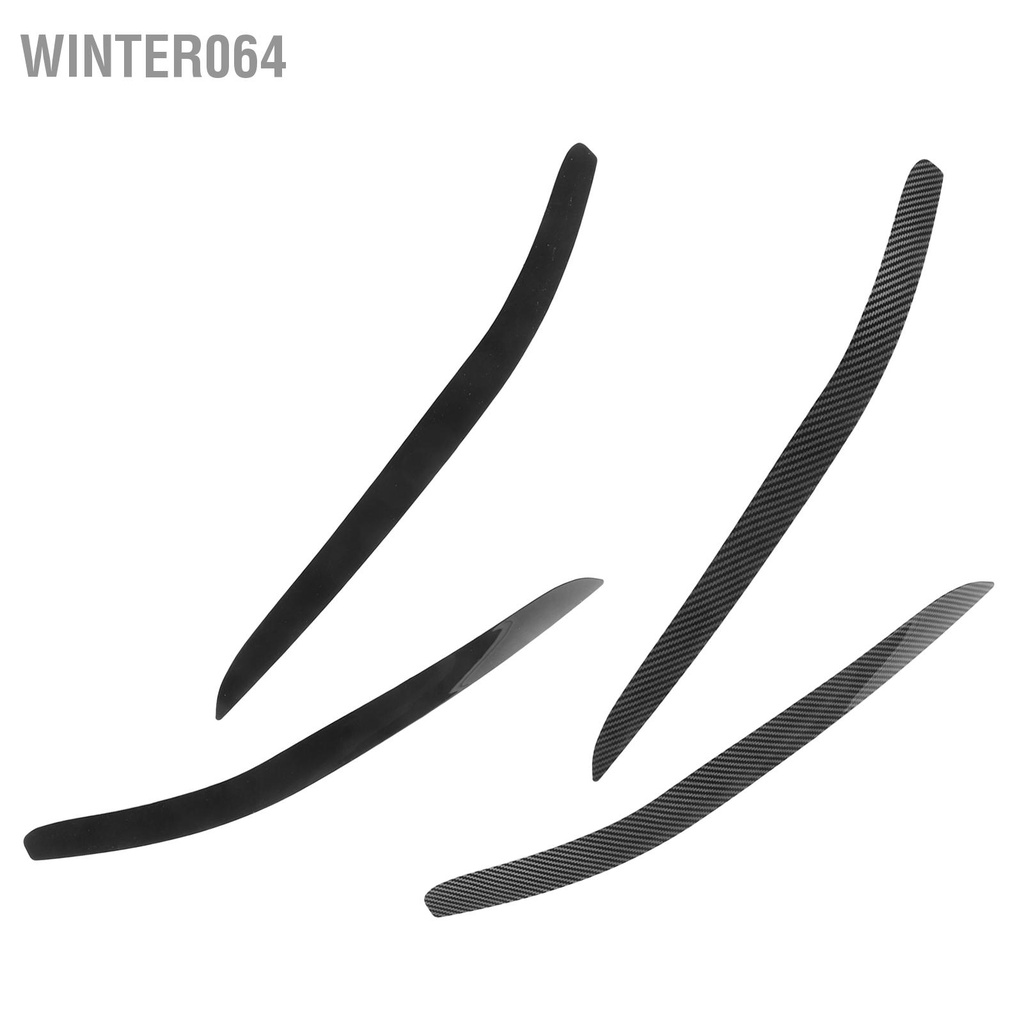 Winter064 2 Chiếc Đèn Pha Viền Lông Mày Trái Phải Trước Mí Mắt Bao Da Thay Thế Cho Xe Ford Falcon Fairmont Fairlane