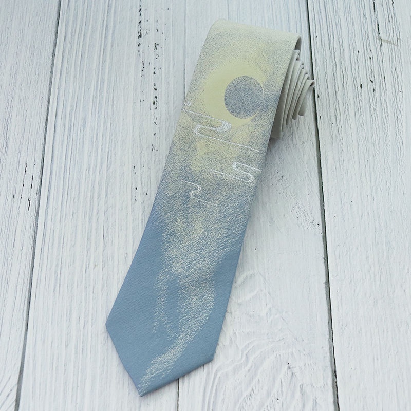 Cà Vạt Đồng Phục Học Sinh Nhật Bản Hình Dâu Tây Galaxy JK Chính Hãng Phụ Kiện _ Mustard _ Mustard _