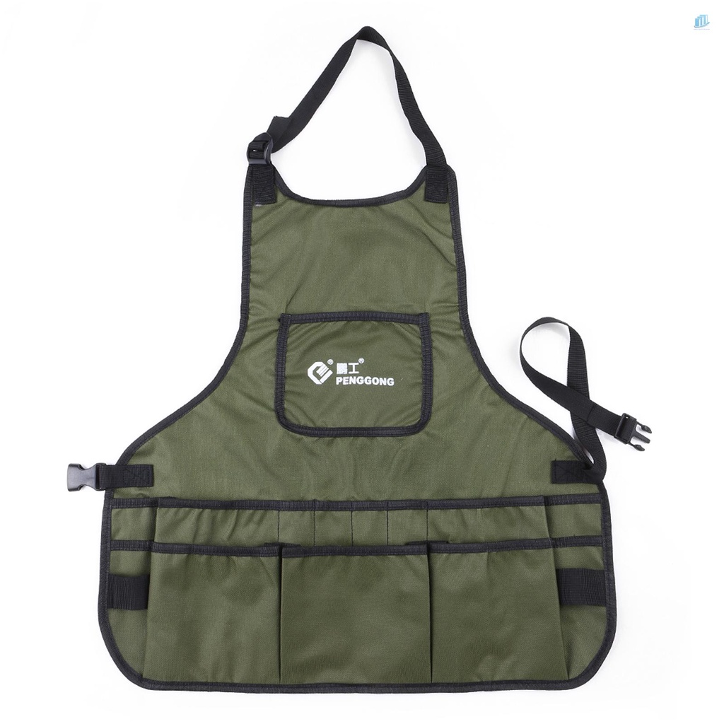 Tạp Dề Vải Canvas Chống Thấm Nước Có Túi Đựng Dụng Cụ Làm Vườn Tùy Chỉnh Kích Thước Phù Hợp Với Nam Và Nữ Smartwatchi