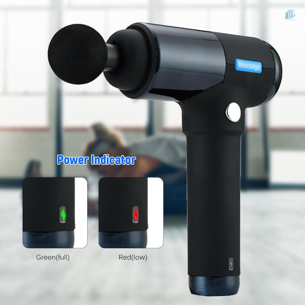 Máy Mát Xa Thư Giãn Cơ Bắp 4 Mức Tốc Độ Điều Chỉnh Được Bằng Hợp Kim Nhôm s2mwvn Kèm 6 Đầu Mát Xa