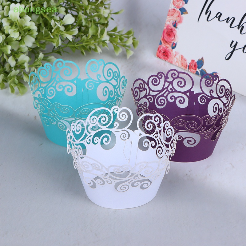 Set 50 Cốc Giấy Đựng Bánh Cupcake Tiện Dụng