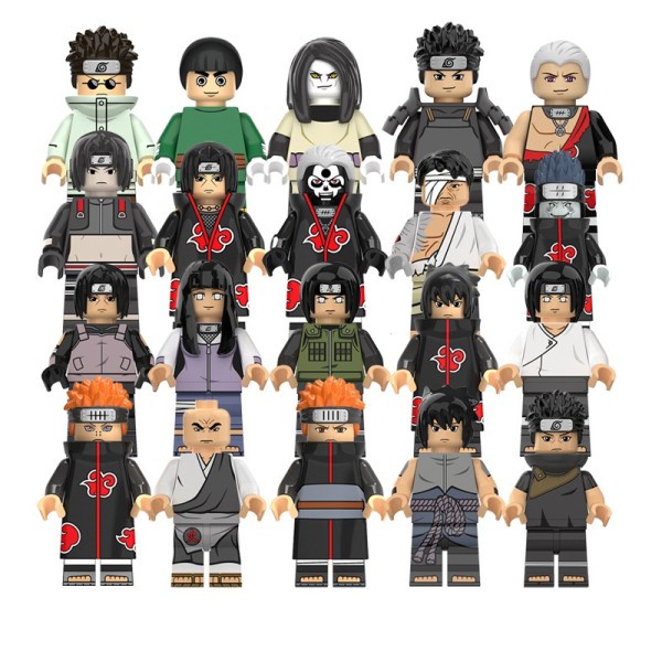 Hàng Có Sẵn Mô Hình Lego Nhân Vật Phim Naruto Minifigures Rock Lee Aburame Shino Đồ Chơi Trẻ Em