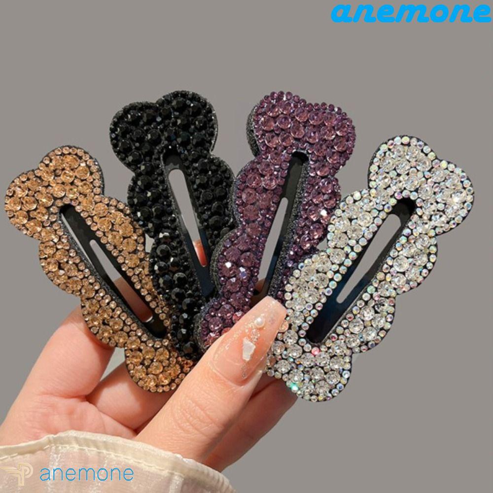 Kẹp Tóc Hợp Kim Chống Trượt Màu Trơn Thời Trang Sang Trọng Dành Cho Nữ