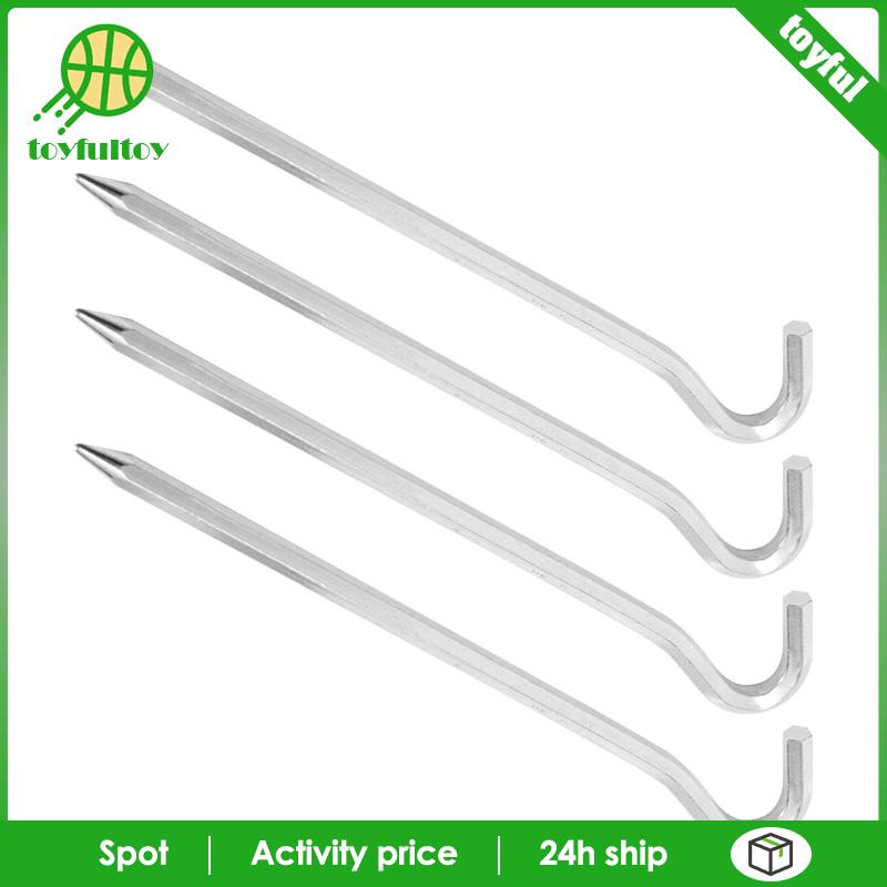 Set 4 Cọc Giăng Lều Trại Hình Lục Giác Tiện Dụng