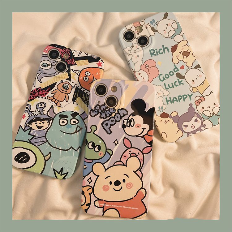 Ốp Điện Thoại Chống Sốc Hình Gấu Pooh Cho iPhone13 11 1214pro 3NRC max78